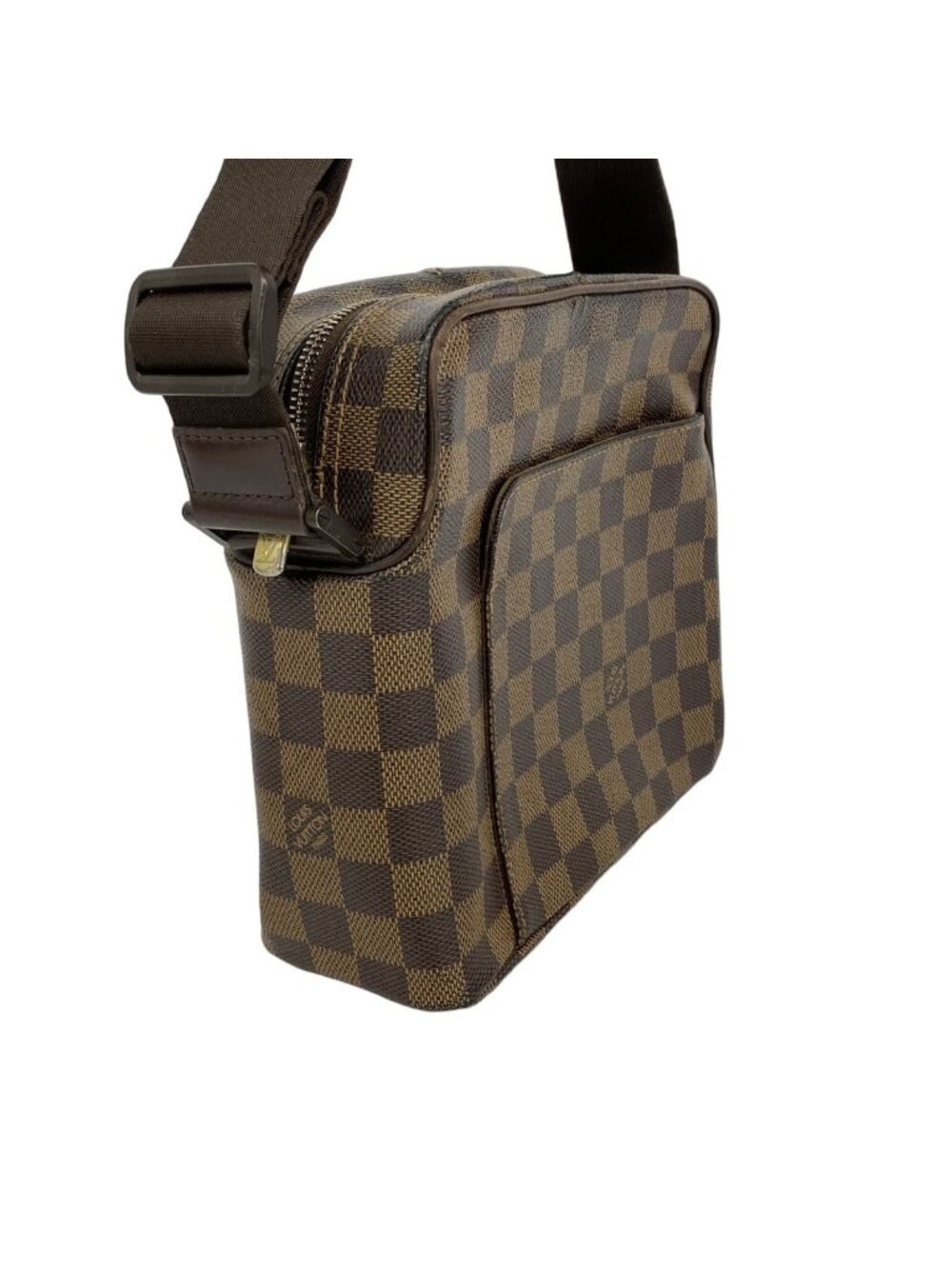 Louis Vuitton Shoulder Bag Damier Olaf PM Brown Ebene - Picture 2 of 10